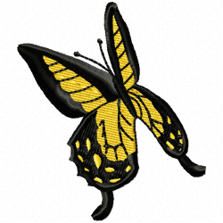 Butterfly Embroidery Design 6
